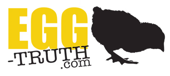 Egg-Truth logo, an educational resource on the egg industry and egg-free alternatives