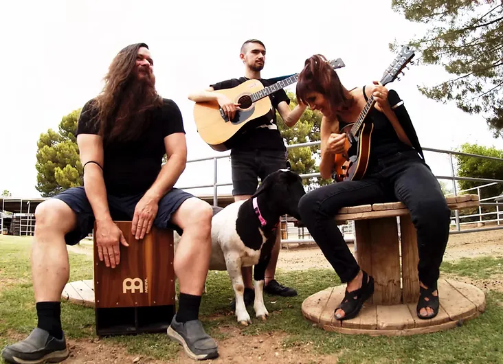 Scarlet Rescue, the all-vegan punk/alternative band fronted by activist Lisa Barca